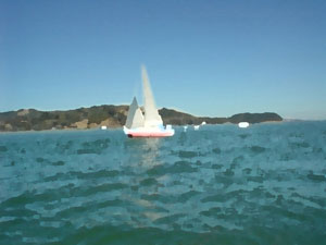 Sailboat on the bay